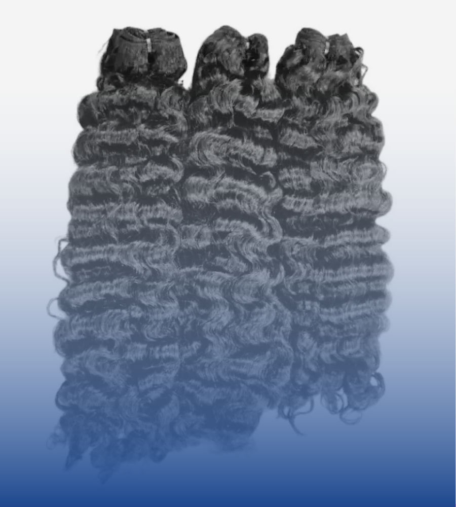 Raw Burmese Curly Human Hair Single Bundles