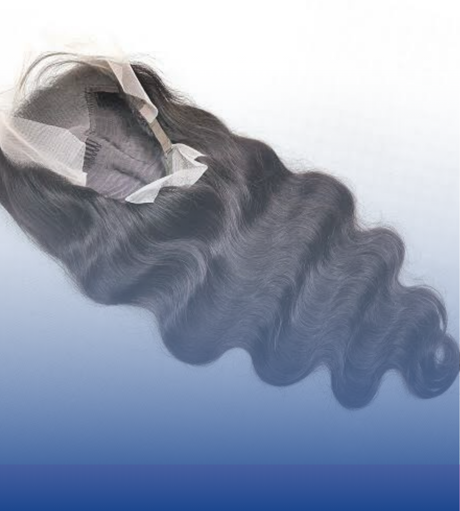Raw Human Hair Natural Color Lace Wig