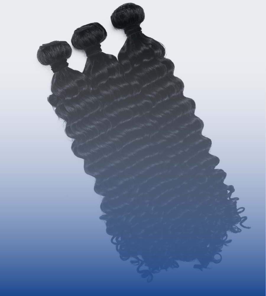 Raw Deep Wave Human Hair Single Bundles